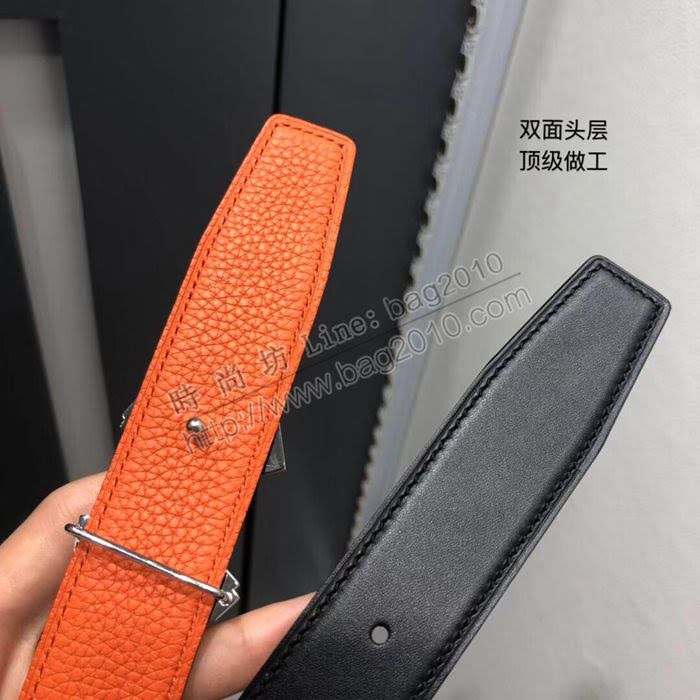 HERMES皮帶 H專櫃新款 雙面腰帶 時尚個性 愛馬仕皮帶 男女通用  hgh2007